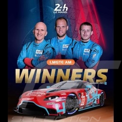 Chaussettes Inspiration Aston Martin Vantage Vainqueur 24h Le Mans 2022 Bleu / Blanc - mixte - Pointure 41/46