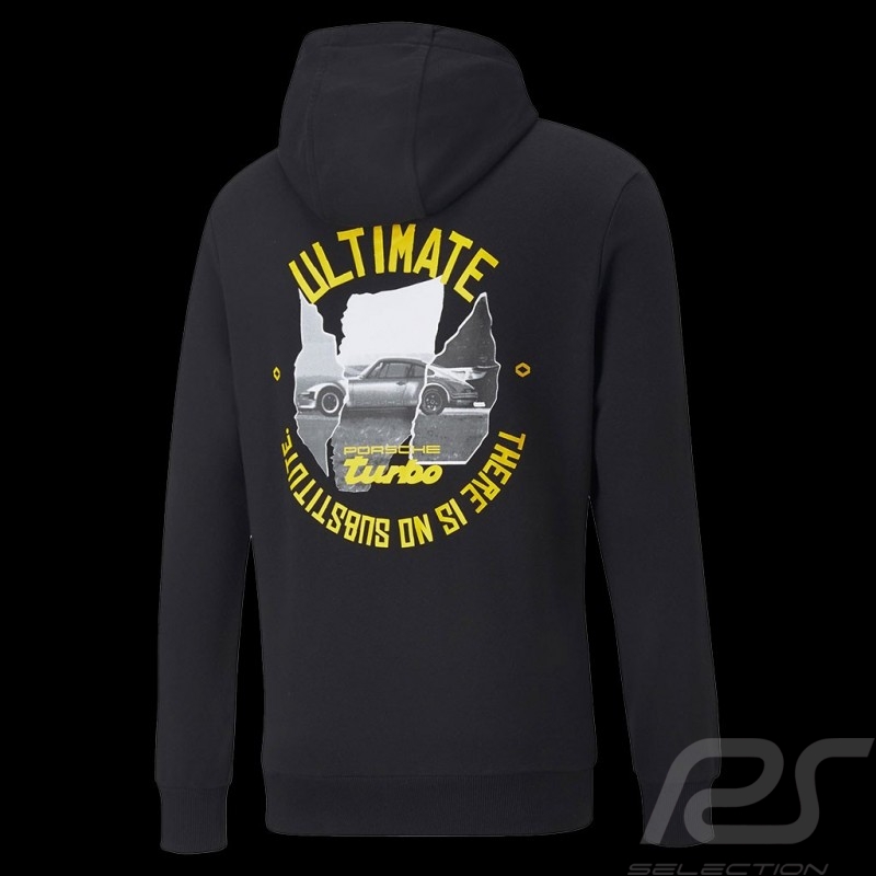 Sweatshirt Porsche Turbo Hoodie à Capuche Puma The Ultimate Noir - Homme 534833-01