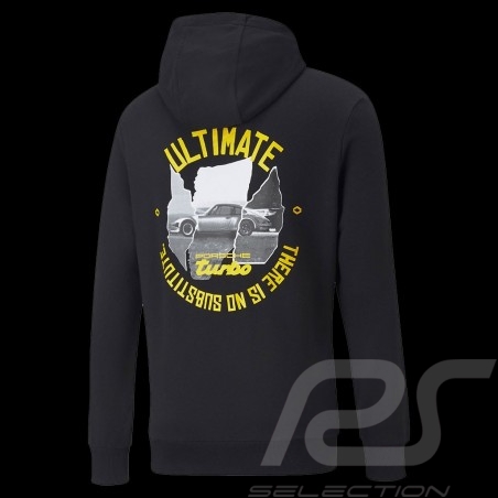 Sweatshirt Porsche Turbo Hoodie Puma The Ultimate Black - Mens 534833-01