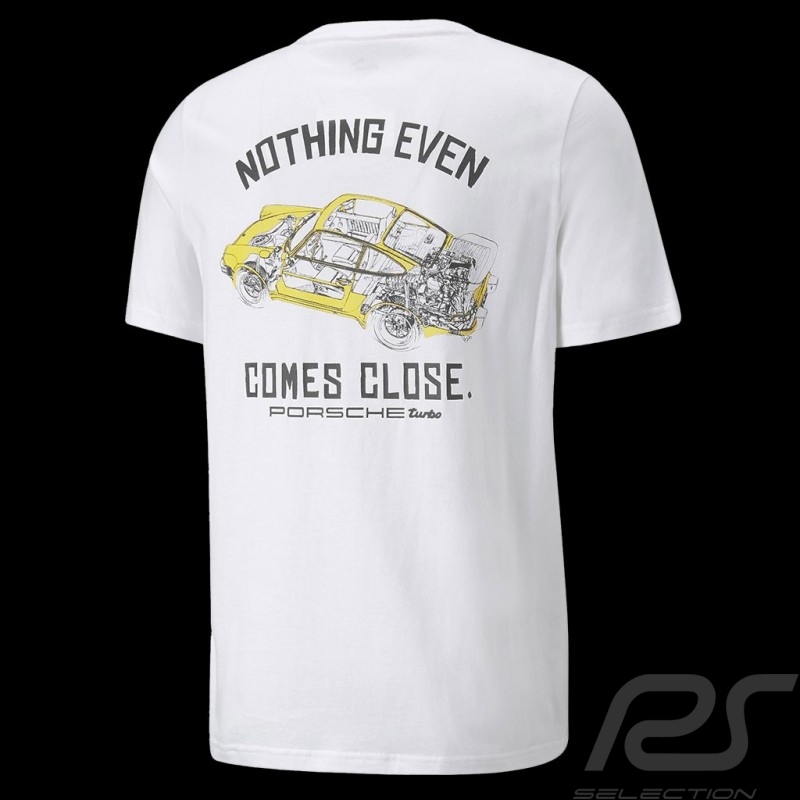 T-Shirt Porsche Turbo The Ultimate Puma Blanc 534831-03 - homme