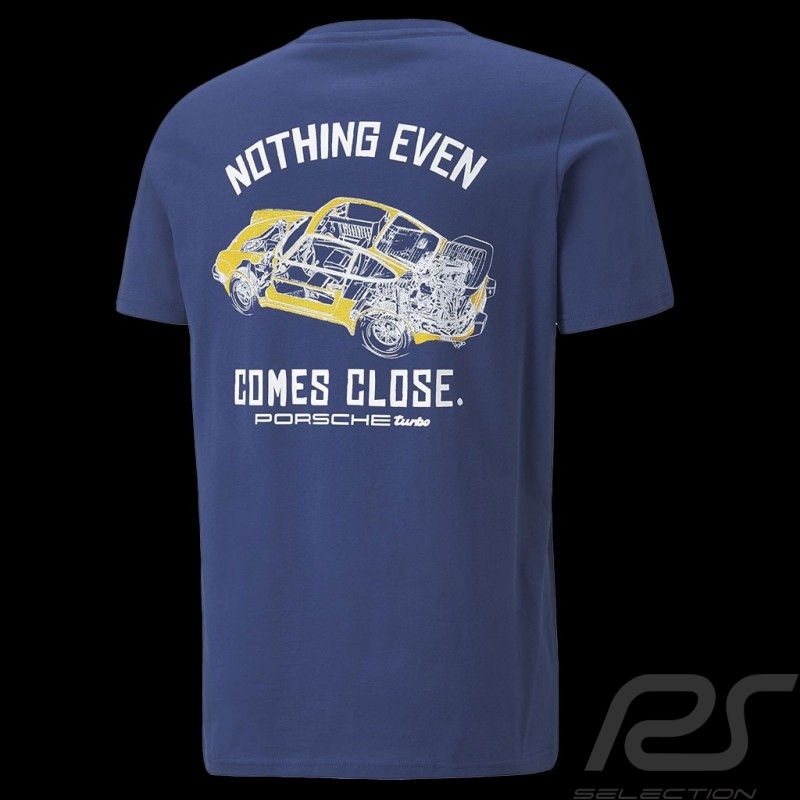 T-Shirt Porsche Turbo The Ultimate Puma Blue 534831-05 - men