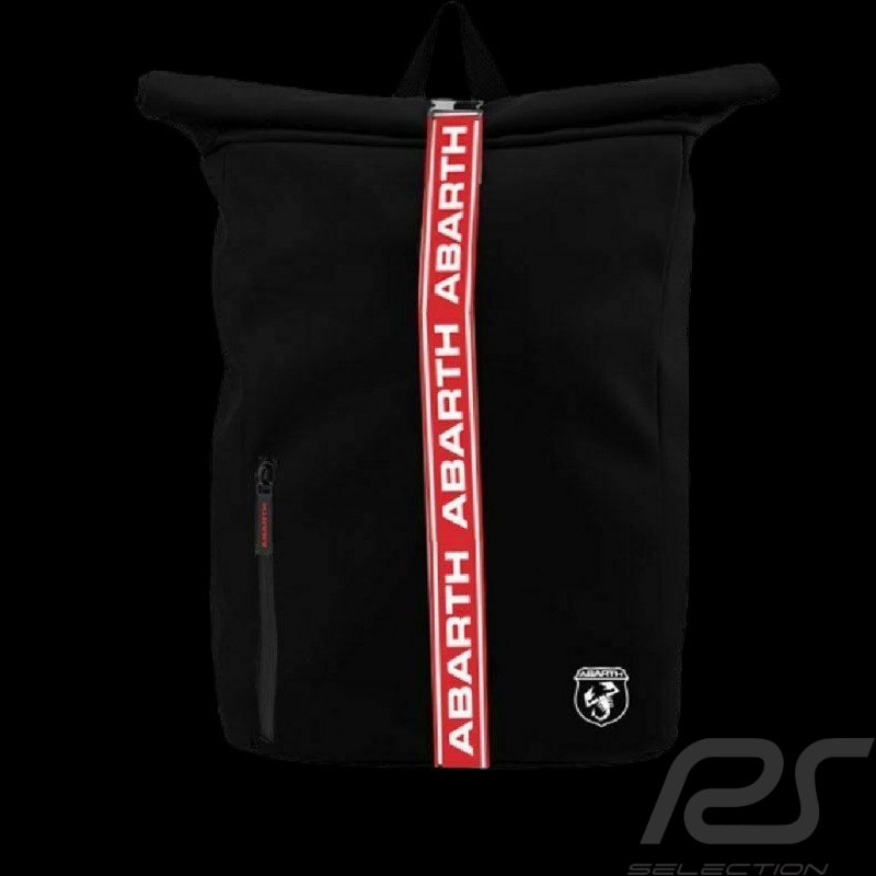 Abarth Backpack Roll Top Waterproof Black / Red AB701-100