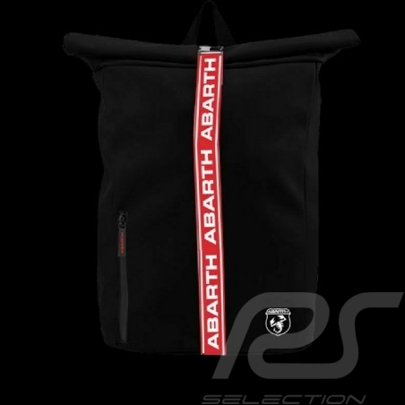 Abarth Backpack Roll Top Waterproof Black / Red AB701-100