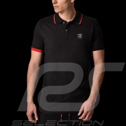Polo Abarth Logo metal Noir / Rouge AB103-100 - homme