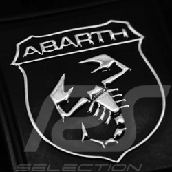 Abarth Polohemd Metall Logo Schwarz / Rot AB103-100 - Herren