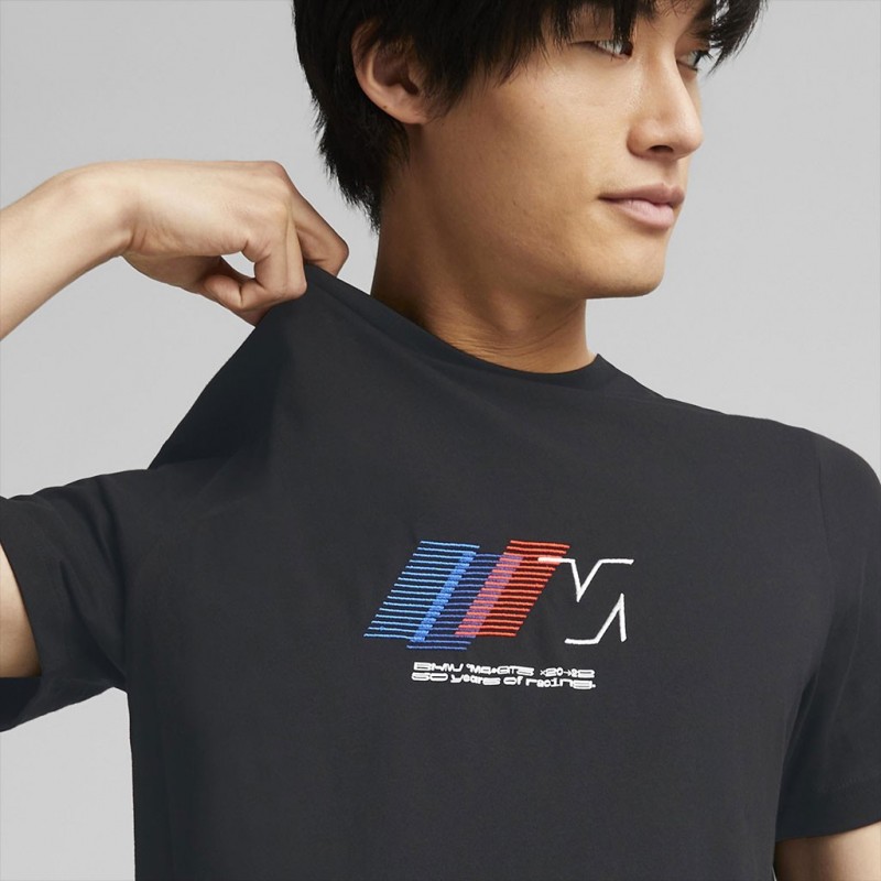 T-Shirt BMW Motorsport Puma Graphic Black 534803-01 - men