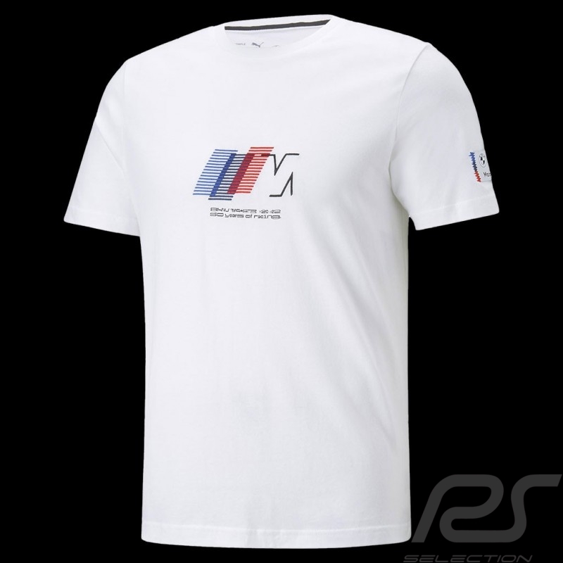 BMW Motorsport T-Shirt Puma Graphic Weiß 534803-03 - Herren