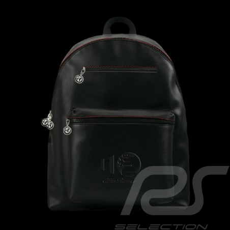 Alfa Romeo Rucksack 110 Jahre Leder Schwarz AR800-100