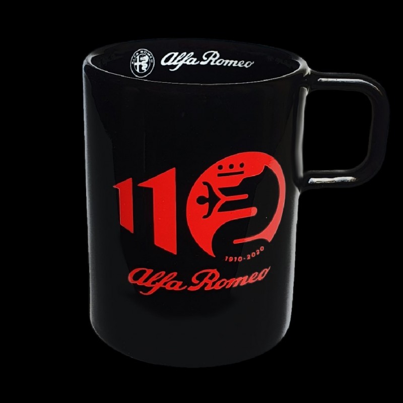 Alfa Romeo Mug 110 Years Ceramic Black AR809-100