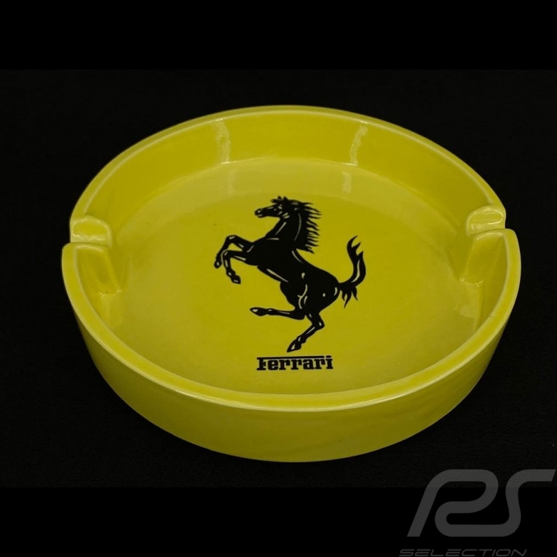 Ferrari Ashtray XL Collector model 1980 Yellow