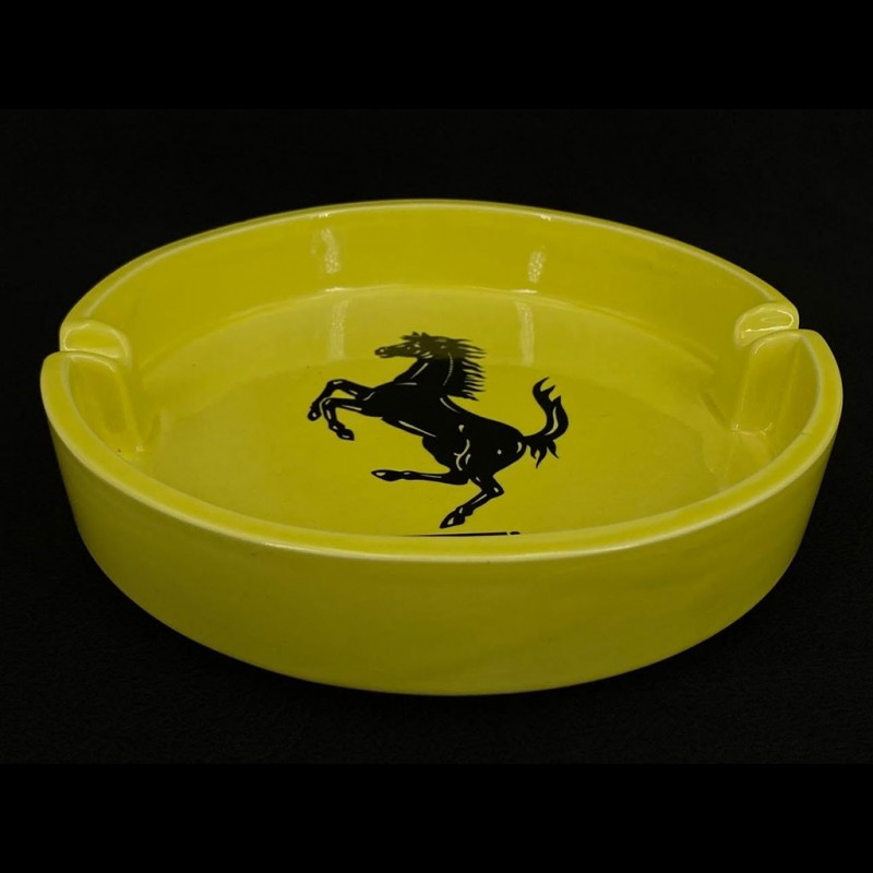 Ferrari Ashtray XL Collector model 1980 Yellow