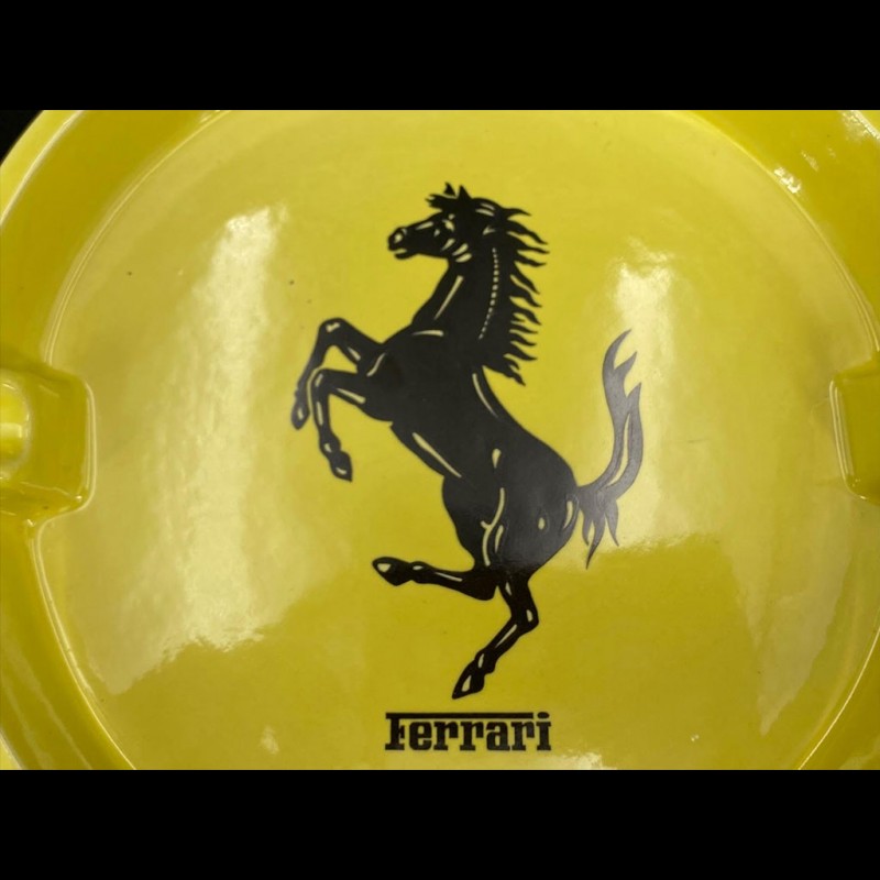 Ferrari Ashtray XL Collector model 1980 Yellow