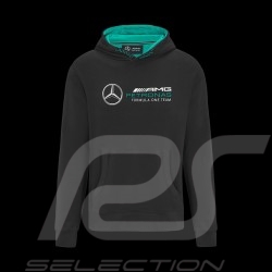 Mercedes Hoodie AMG Petronas F1 black / green 701202207-001 - men