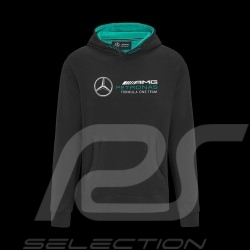 Sweatshirt Mercedes AMG Petronas F1 hoodie à capuche noir / vert 701202207-001 - homme