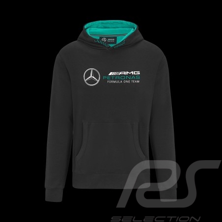 Mercedes Hoodie AMG Petronas F1 black / green 701202207-001 - men