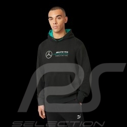 Sweatshirt Mercedes AMG Petronas F1 hoodie à capuche noir / vert 701202207-001 - homme