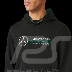Sweatshirt Mercedes AMG Petronas F1 hoodie à capuche noir / vert 701202207-001 - homme