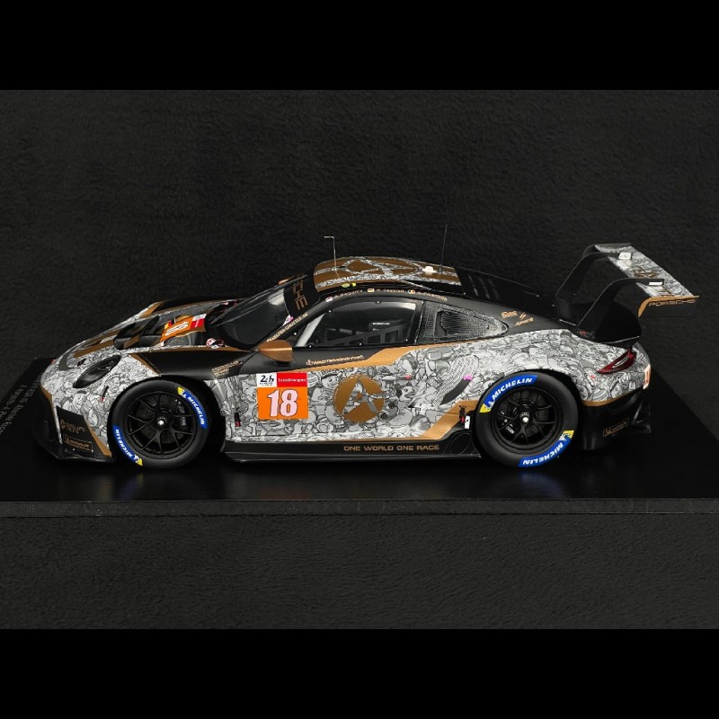 Diecast Model Cars Porsche 911 1/64 Spark RSR-19 No.91 GT Team 24h Le Mans 2021 1 64