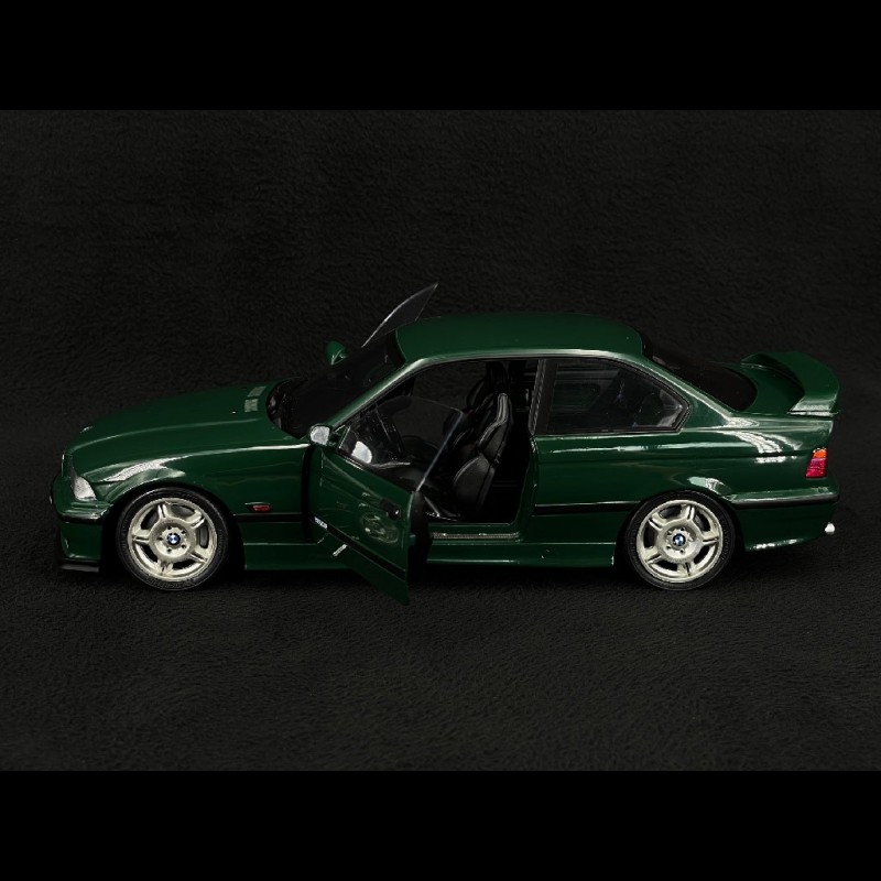 BMW e36 M3 GT Coupe 1995 green diecast model car S1803907 Solido 1:18