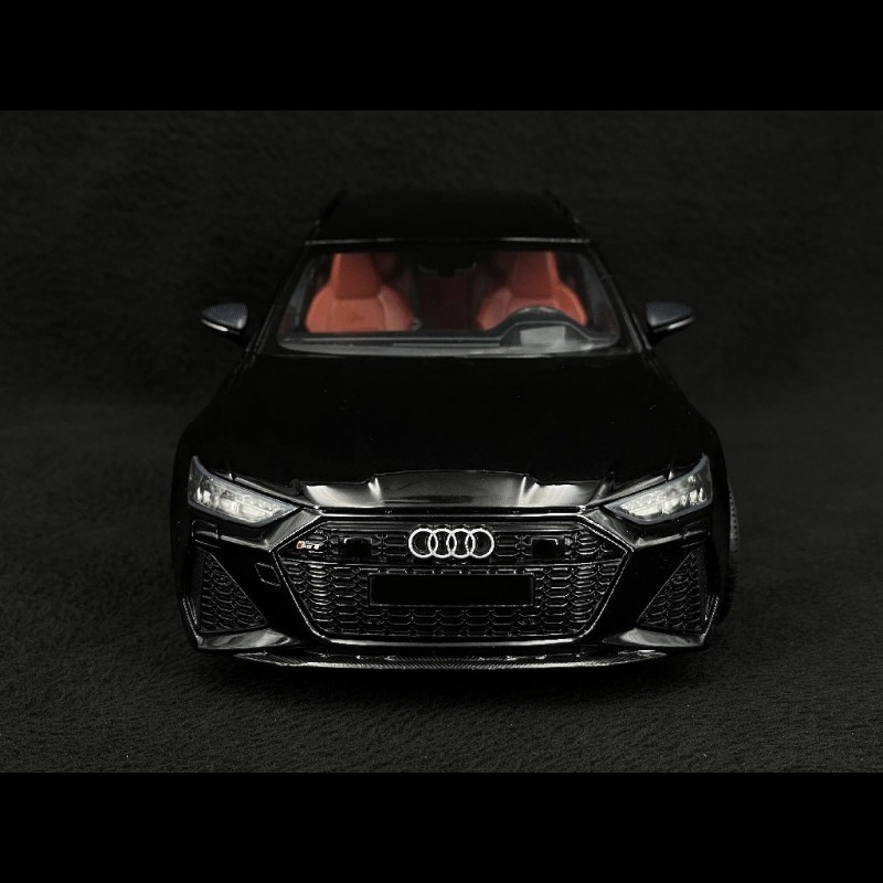 Voiture Miniature de Collection MINICHAMPS 1-18 - AUDI RS 6 Avant - 2019 -  Orange Metallic - 155018012 - Metal - Voiture - Achat & prix