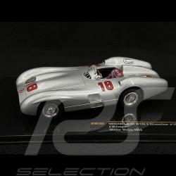 Juan Manuel Fangio Mercedes W196 R Streamliner F1 n° 18 Vainqueur GP Monza 1955 1/43 Ixo Models GTM122