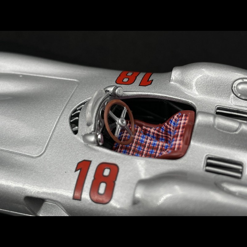 Miniature Atlas 1/43 F1 Mercedes W196 #18 Fangio 1954 - Diecast - Occasion