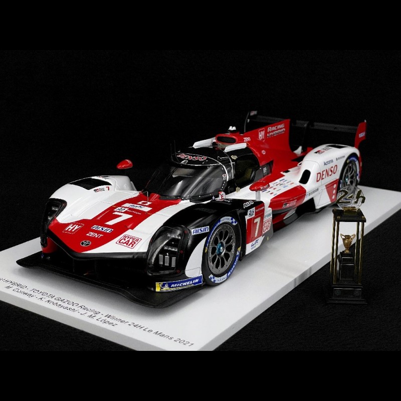 Toyota GR010 Hybrid n° 7 Winner 24h Le Mans 2021 1/18 Spark 18LM21