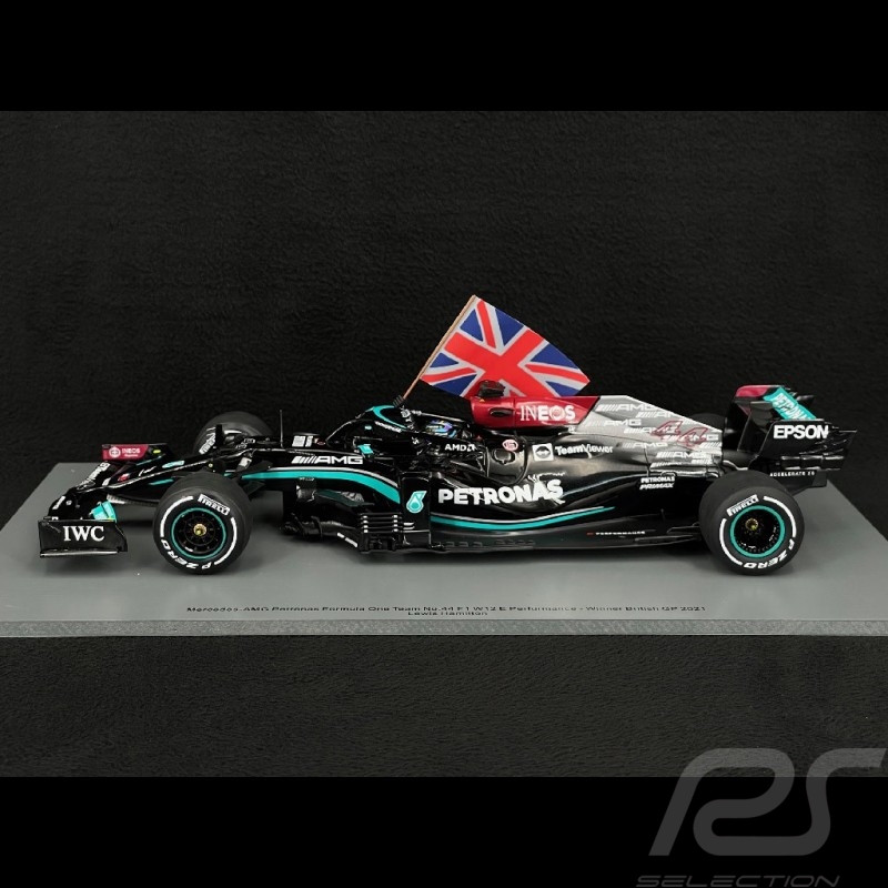 Lewis Hamilton Mercedes-AMG F1 W12 n° 44 Winner GP Great Britain 2021 1/18 Spark 18S599