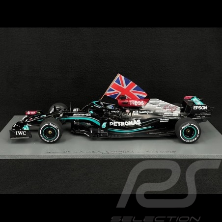 Lewis Hamilton Mercedes-AMG F1 W12 n° 44 Winner GP Great Britain 2021 1/18 Spark 18S599