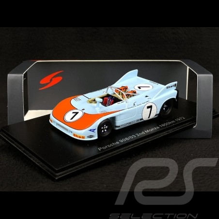 Porsche 908/3 n° 7 2ème 1000km Monza 1972 1/43 Spark S2333