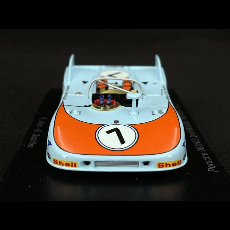 Porsche 908/3 n° 7 2nd 1000km Monza 1972 1/43 Spark S2333