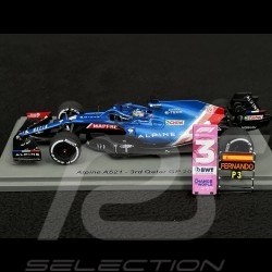 Fernando Alonso Alpine A521 n° 14 3. GP Qatar 2021 F1 1/43 Spark S7851