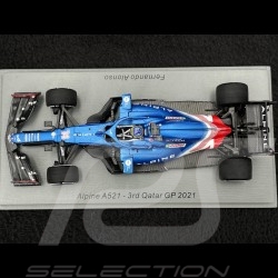 Fernando Alonso Alpine A521 n° 14 3ème GP Qatar 2021 F1 1/43 Spark S7851