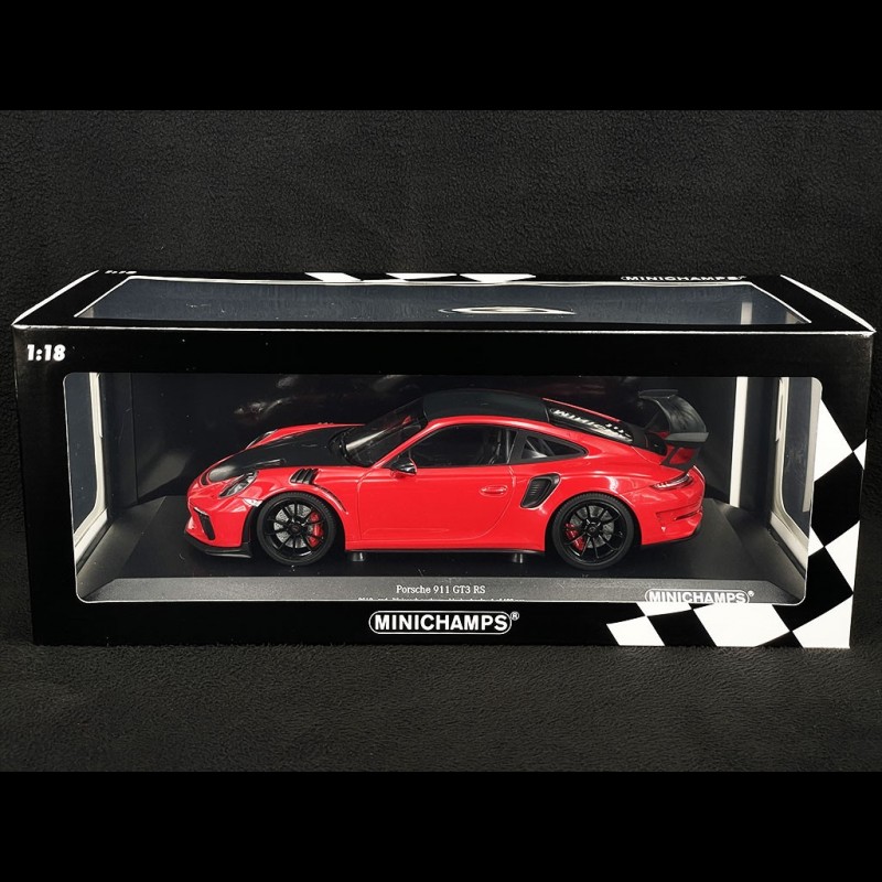 Porsche 911 GT3 RS Type 991 2019 Guards Red 1/18 Minichamps 155068230