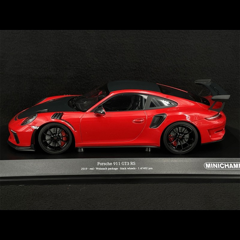 Porsche 911 GT3 RS Type 991 2019 Guards Red 1/18 Minichamps 155068230