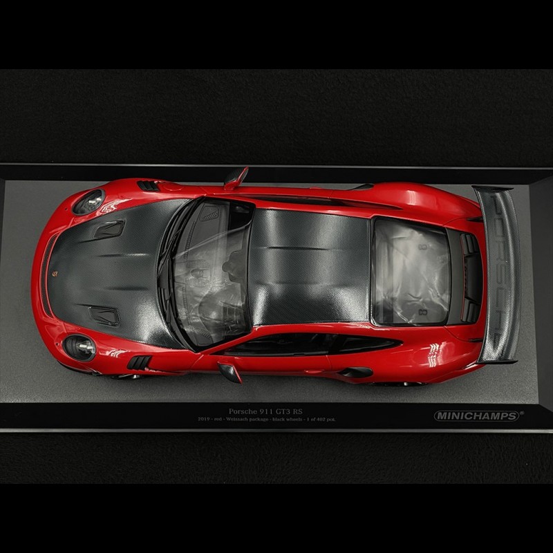 Porsche 911 GT3 RS Type 991 2019 Guards Red 1/18 Minichamps 155068230