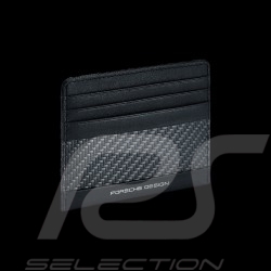 Geldbörse Porsche Design Kartenetui Kohlenstoff / Leder Schwarz Carbon Cardholder 6 4056487001289