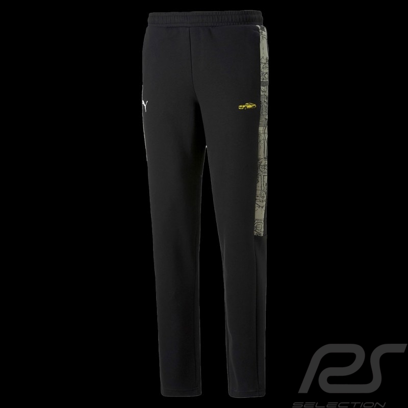 Pantalon Porsche Turbo Puma Softshell Noir / Jaune 533780-01 - hommme