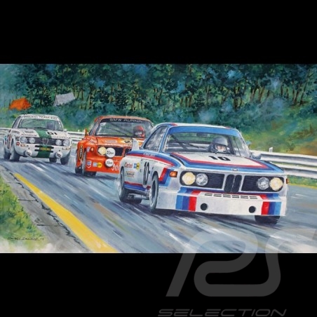 Póster BMW 3.0 CSL n° 10 &...