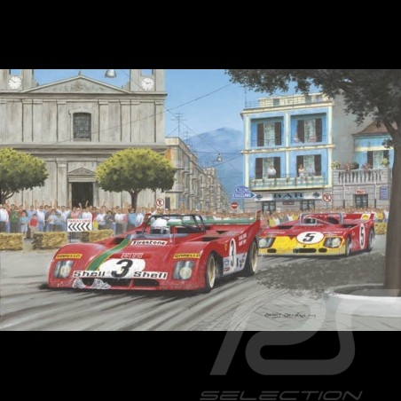Póster Ferrari 312 PB n° 3...