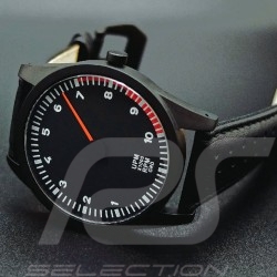 Tachometeruhr Ford RS 200 Cosworth Einzeiger 7000 rpm Schwarz / Schwarzes Armband