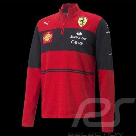 Ferrari Sweater Puma Leclerc Sainz F1 Red / Black 701219147-001 - men