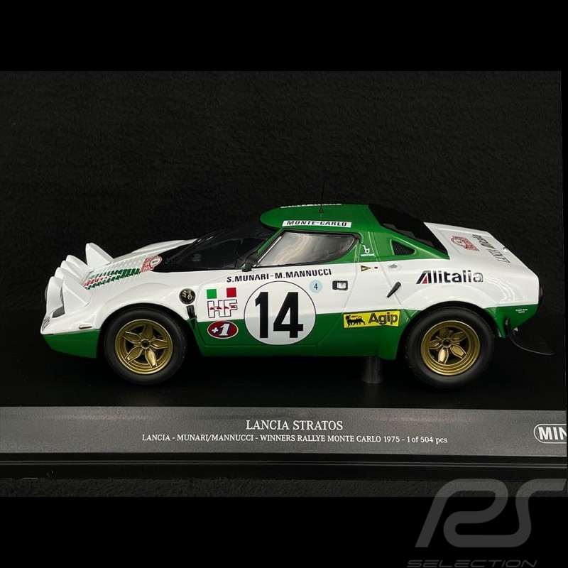 Lancia Stratos n° 14 Sieger Rallye Monte Carlo 1975 1/18 Minichamps 155751714