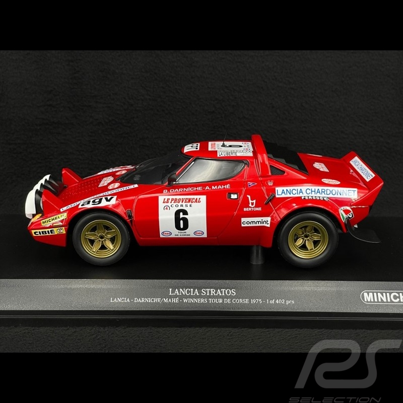 Lancia Stratos n° 6 Vainqueur Tour de Corse 1975 1/18 Minichamps 155751706