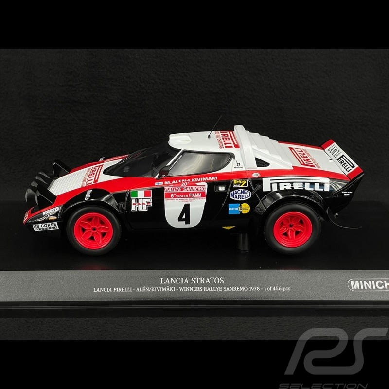 Lancia Stratos n° 4 Winner Rallye Sanremo 1978 1/18 Minichamps 155781704