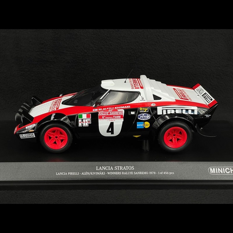 Lancia Stratos n° 4 Winner Rallye Sanremo 1978 1/18 Minichamps 155781704