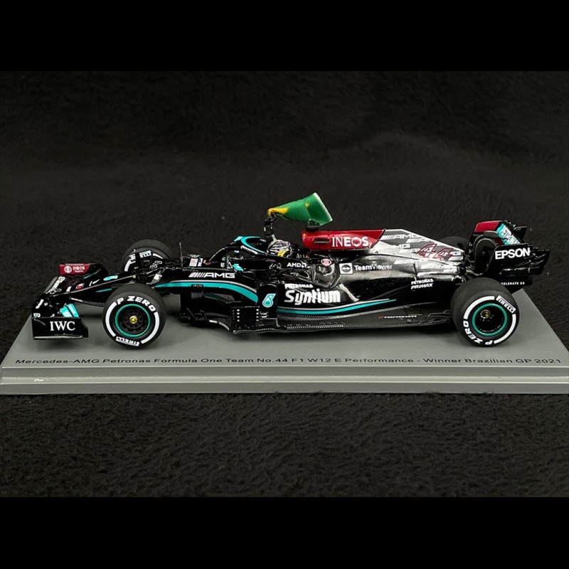 Lewis Hamilton Mercedes-AMG Petronas F1 W12 n° 44 Winner GP Brazil 2021  1/43 Spark S7710