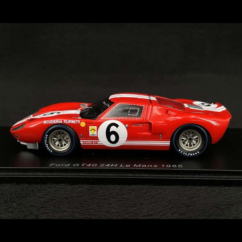 Miniature Spark Ford GT40 N°6 - 24 Heures Du Mans 1965 - 1/43 - Boîtier Inclus