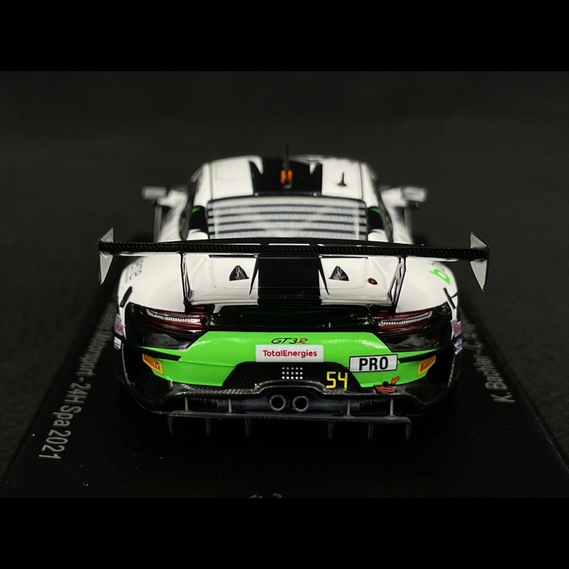 Porsche 911 GT3 R 54 24 Heures de Spa Francorchamps 2021 Spark SB465 - Miniatures Autos Motos