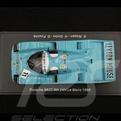 Porsche 962C n° 11 24h Le Mans 1988 1/43 Spark S9873